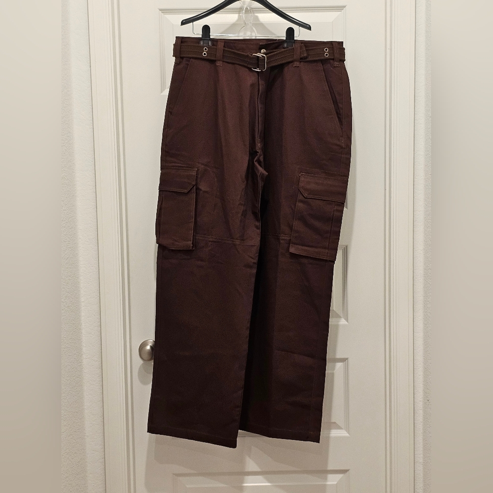 Regal Wear 6-Pocket Cargo Pants with Belt, EUC, Size 40